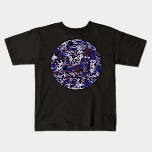 Modern abstract distressed texture digital Kids T-Shirt